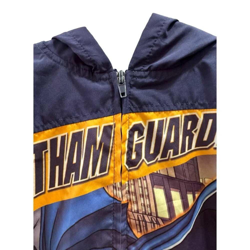 Y2K 2008 Batman Windbreaker Kids Jacket Size 5T